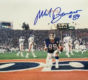 MARK BAVARO REPRINT 8X10 PHOTO SIGNED AUTOGRAPHED PICTURE MAN CAVE NY GIANTS - Picture 1 of 1