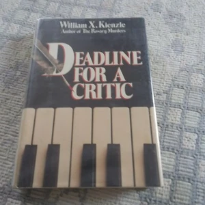 Deadline for a Critic by William Kienzle (Hardcover) 1987 (dj/exlibrary) - Picture 1 of 6
