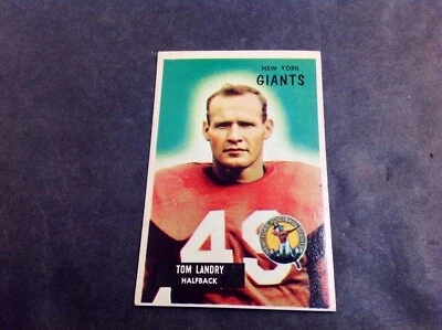 1955 Bowman #152 Tom Landry (EX) - Image 1 of 2