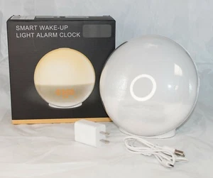 Smart Wake-up Light Alarm Clock New In Box - Picture 1 of 2