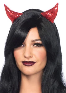 Leg Avenue Sequin Devil Horns - Picture 1 of 1