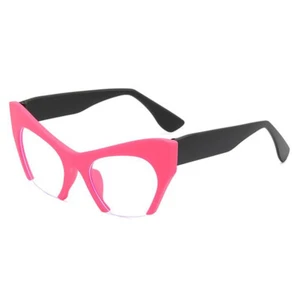Cat Eye Anti Blue Light Reading Glasses For Women Half Frame Retro Glasses New - Picture 1 of 30