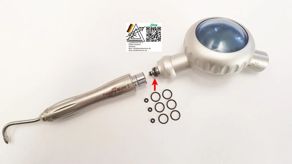 MARKENLOS 3 Sets O-Ring passend für NSK Prophy-Mate L Pulverstrahlgerät