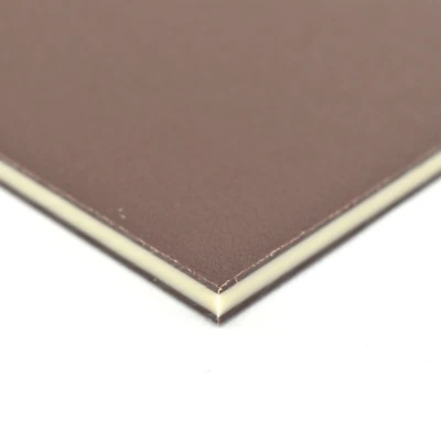 BuyPlastic ColorCore Plastic Sheet  1/2" x 24" x 36" Brown-Tan-Brown - Image 1 of 4