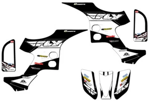Kit de gráficos Senge 1993-2005 TRX 90 13 FLY negro compatible con Honda - Imagen 1 de 7