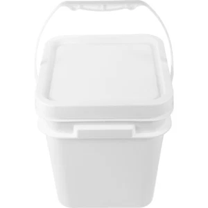 Plastic Pail Paint Pail Container Empty Paint Can with Lid Multipurpose Storage - Picture 1 of 12