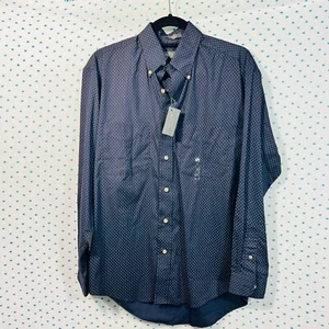 NWT Van Heusen Size Small Men's Blue Button Down Long Sleeve Dress Shirt - Picture 1 of 5