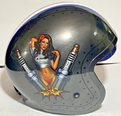 LS2 Helmets Spitfire Spark Open Face Motorcycle Helmet W/ SunShield - Image 1 of 4