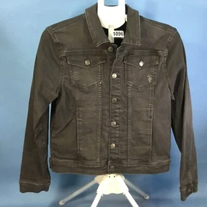  U.S. POLO ASSN. Black Youth Jean Jacket With Pockets Size XL (14-16) - Picture 1 of 11