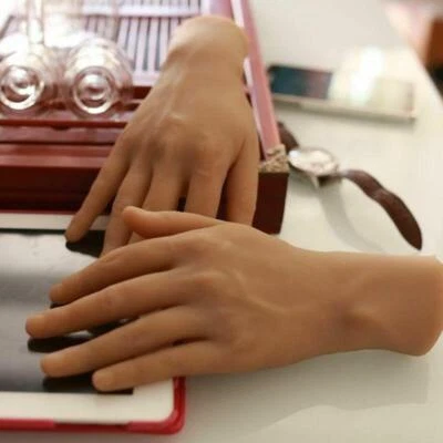  Top Quality Realistic Silicone Male Mannequin Left Hand Model Display - Image 1 of 4