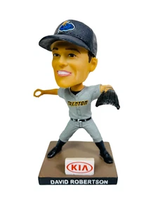 DAVID ROBERTSON TRENTON THUNDER YANKEES VINTAGE 2018 BOBBLEHEAD SGA - Foto 1 di 6