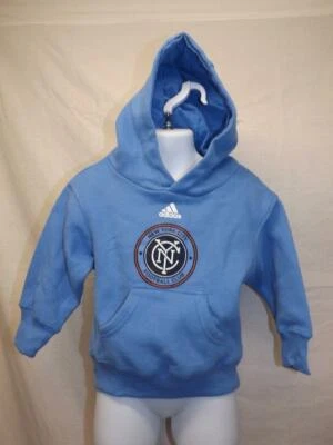 Sudadera con capucha Adidas New-Minor-Flaw New York City FC para bebés pequeños talla 2T Foto 1 de 4