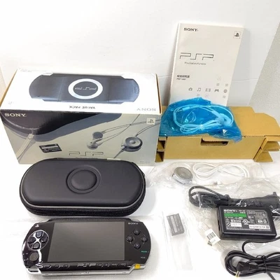 Playstation Portable PSP-1000 black Sony VALUE PACK Rare - Image 1 of 4