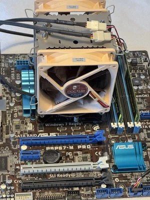 Bundle Asus Mainboard Intel I5 2500K 8 GB Corsair Noctua Lüfter - Bild 1 von 4