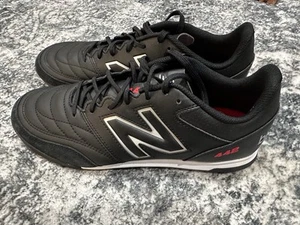 New Balance 442 V2 Team FG Soccer Cleats Mens Size 10.5 Black MS42FBK2 Leather - Picture 1 of 5