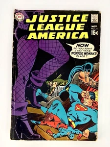 JUSTICE LEAGUE AMERICA #75 Comic SILVER AGE 1969 DC 1st APP DINAH BLACK CANARY - Picture 1 of 4