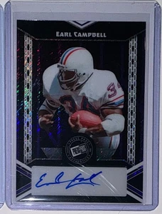 Autógrafo de fútbol americano colectivo Leaf 2024 Earl Campbell #d 8/8 - Imagen 1 de 1