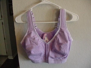 COMFORT CHOICE WOMENS SIZE 40DDD LAVENDER FRONT CLOSURE WIRE FREE BRAS(2)NEW - Picture 1 of 1