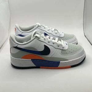 Nike Air Force 1 LV8 2 GS AF1 plata clara azul marino medianoche FN4730-002 para jóvenes de Estados Unidos - Imagen 1 de 11