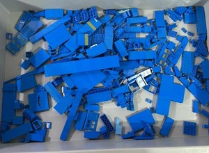 Lego Blaue Steine & Zubehör 0,8 Kg Konvolut Einzelteile LEGO Ersatzteile - Bild 1 von 9