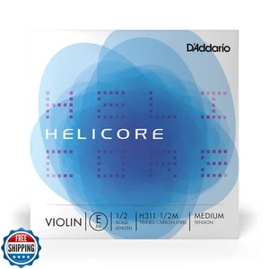 D'Addario Helicore Violin Single E String, 1/2 Scale, Medium Tension - Picture 1 of 5