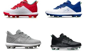 Under Armour Boy's UA Harper 8 TPU Baseball/Softball Cleats Youth - Picture 1 of 17