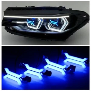 4Pcs LED X Concept Angel Eyes 3528SMD For BMW F30/F31/F80/F81/M3 Headlights DRL - Picture 1 of 7