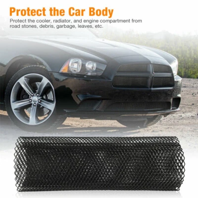 40"x13" Aluminum Alloy Car Mesh Grill Cover Bumper Fender Hood Vent Grille Net - Image 1 of 4