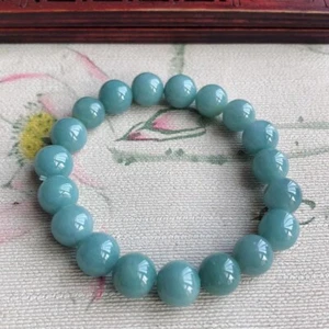 Pulsera Hidratante Delicada Agua Azul Pegajosa Hielo Myanmar Jade y Jadeíta - Imagen 1 de 6