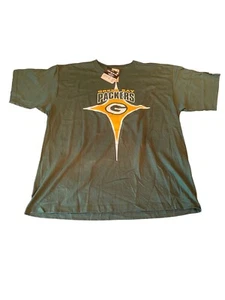 T-shirt vintage anni 90 Starter Green Bay Packers uomo XL verde nuova con etichetta made in USA NFL - Foto 1 di 10