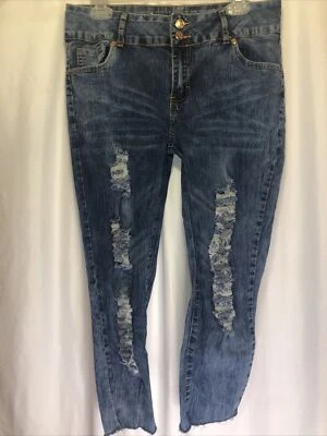 Pantalones de mezclilla azules para mujer Fashion 2 Love talla 15 Foto 1 de 4