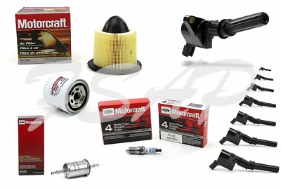 Kit de puesta a punto Ford F150 2007 4,6 L V8 bobina de encendido DG508 bujía SP493 FA1632 Foto 1 de 4
