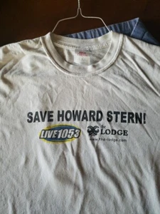 DFW Vintage SAVE HOWARD STERN! Live105.3 The Lodge Shirt - Picture 1 of 3