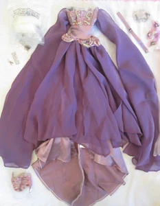 Attic Goddess Evangeline Ghastly Tonner Doll Outfit Wilde Imagination Purple - Picture 1 of 11