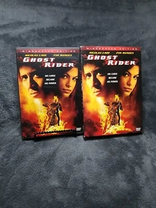 Ghost Rider DVD Widescreen Edition 2007 Nicholas Cage, Eva Mendes Slipcover - Picture 1 of 4