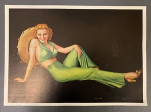 VTG Pinup Art Print Billy DeVorss Lady of Leisure - Picture 1 of 7