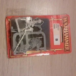 Warhammer Wood Elf Spear Glade Riders Metal Elves Fantasy Old World Sealed 1997 - Picture 1 of 2