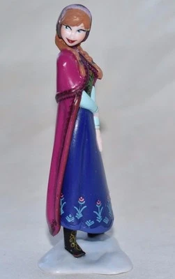 Disney Store Authentic SNOW ANNA FIGURINE Cake TOPPER Toy FROZEN NEW - Image 1 of 2