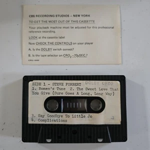 Original Steve Forbert Starjets Sampler Demo Cassette Tape Power Pop Punk 70s - Picture 1 of 5
