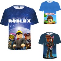 Roblox Boys Girls Kids Cartoon Short Sleeve T Shirt Tops Summer Casual Costumes Ebay - roblox t shirt 3 13 yrs kids tops and t shirts mco