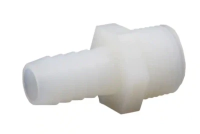 Lot of 2 Everbilt Nylon Adapter Fitting 1/2" Barb X 1/2" MIP A-387  - Image 1 of 2