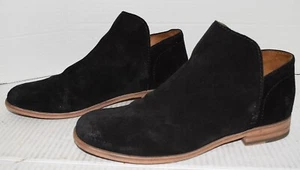 Botines sin cordones Frye Elyssa de cuero gamuza negro para mujer talla 8 - Imagen 1 de 4