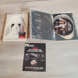 DVD Set American Horror Story Asylum Complete 2nd Season Great Shape 4 Discs - Picture 1 of 9
