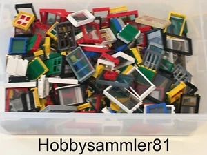 Lego 25x Fenster Türen Haus Wohnung Gebäude City Stadt Town Konvolut #13 - Bild 1 von 1