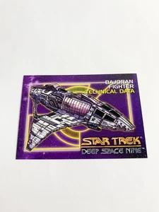 Bajoran Fighter 1993 SkyBox Star Trek Deep Space Nine Card # 92 - Picture 1 of 2