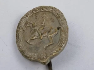 Miniatur, Deutsches Reiterabzeichen in Silber, Größe 16 mm - Picture 1 of 3