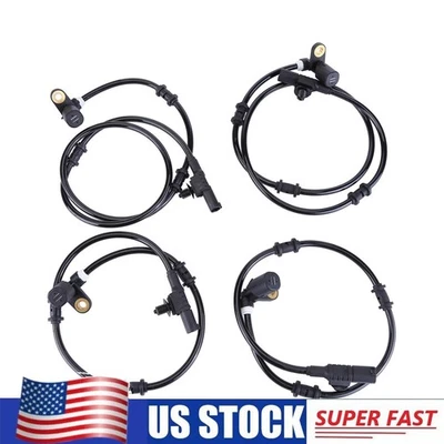 Front Rear Left Right  ABS Speed Sensors Set For Mercedes Benz ML320 1998-2003 Foto 1 de 4