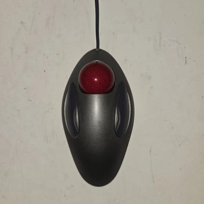Logitech USB Optical Trackman Marble Mouse Trackball  Ergonomic T-BC21  Tested - Image 1 of 4