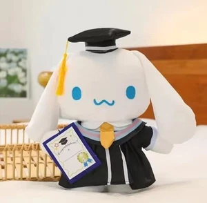 Hello Kitty Cinnamoroll Graduation Plush Stuffed Animal Free Shipping - Picture 1 of 2
