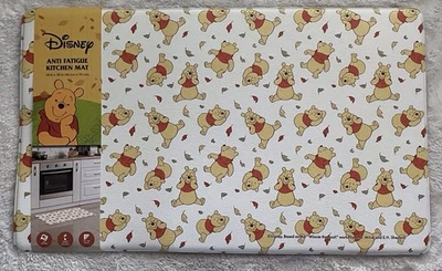 НОВЫЙ кухонный коврик против усталости Disney Winnie The Pooh Fall Autumn Leaves 18 X 30 дюймов - Изображение 1 из 4